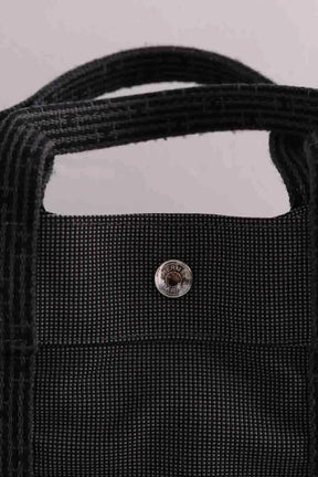 Cabas Herline Hermès Toto Anthracite en Coton