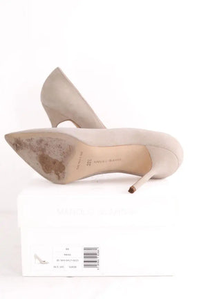 Talons Manolo Blahnik Beige en Daim