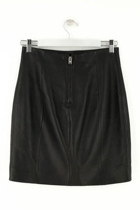 Jupe Iro Noir en Cuir