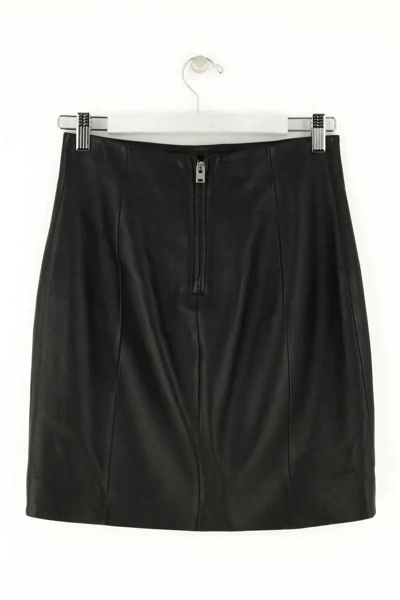 Jupe Iro Noir en Cuir
