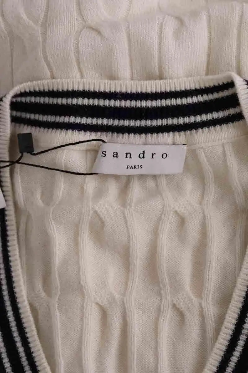 Pull Sandro Beige en Laine