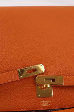Sacs à main Hermès Kelly 32 Orange