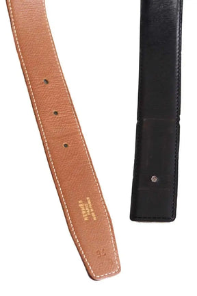 Ceinture en cuir Hermès Noir en Cuir