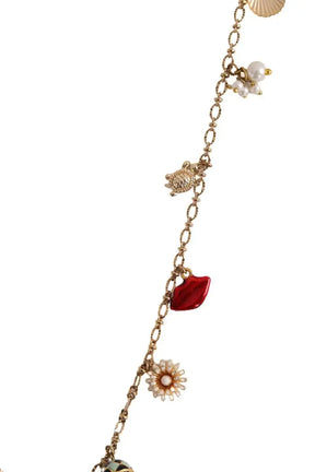 Collier Monoki Grigri soleil Multicolore en Métal