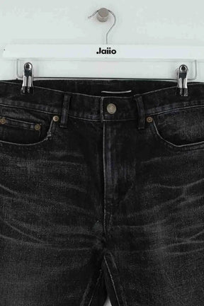 Jean droit Saint Laurent Anthracite en Coton