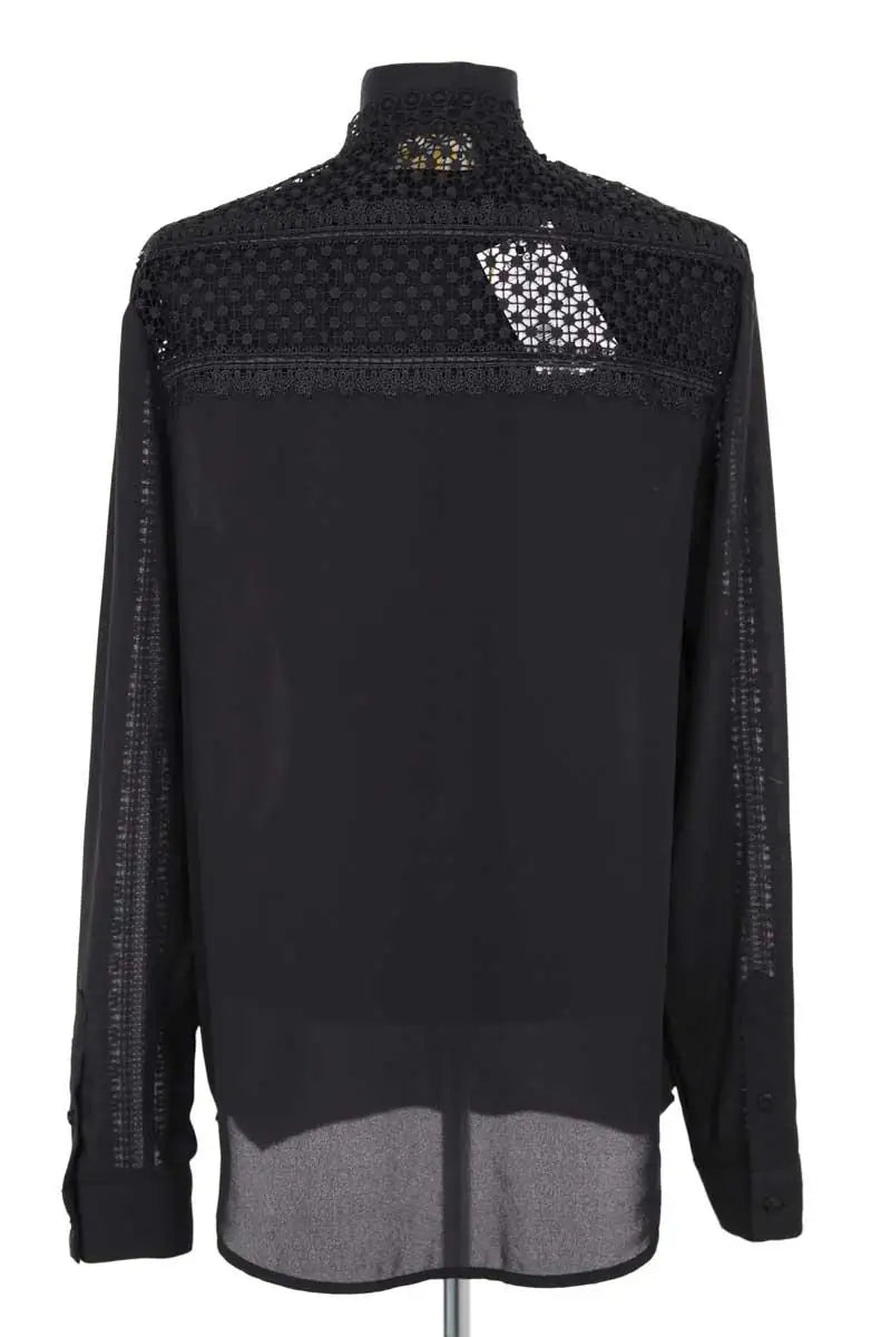 Blouse The Kooples Noir en Synthétique