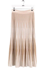 Jupe Kujten Beige en Soie, taille S - Seconde Main