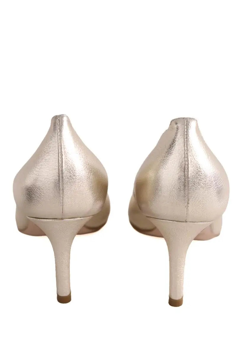 Talons Charles Kammer Doré en Cuir