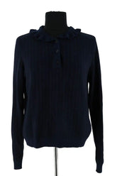 Pull Balzac Marine en Viscose, taille M - Seconde Main