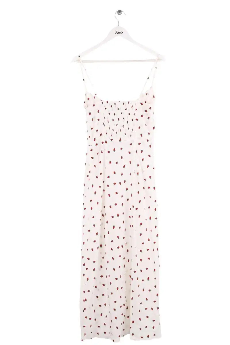 Robe Réalisation Blanc en Soie