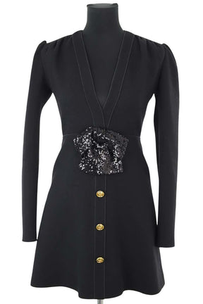Mi-longueur Giambattista Valli  Noir