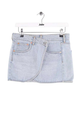 Mini jupe Coperni Bleu en Coton, taille S - Seconde Main