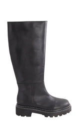 Bottes LK Bennett Julia Noir en Cuir, taille 38 - Seconde Main