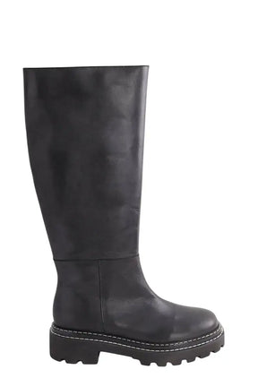 Bottes LK Bennett Julia Noir en Cuir, taille 38 - Seconde Main