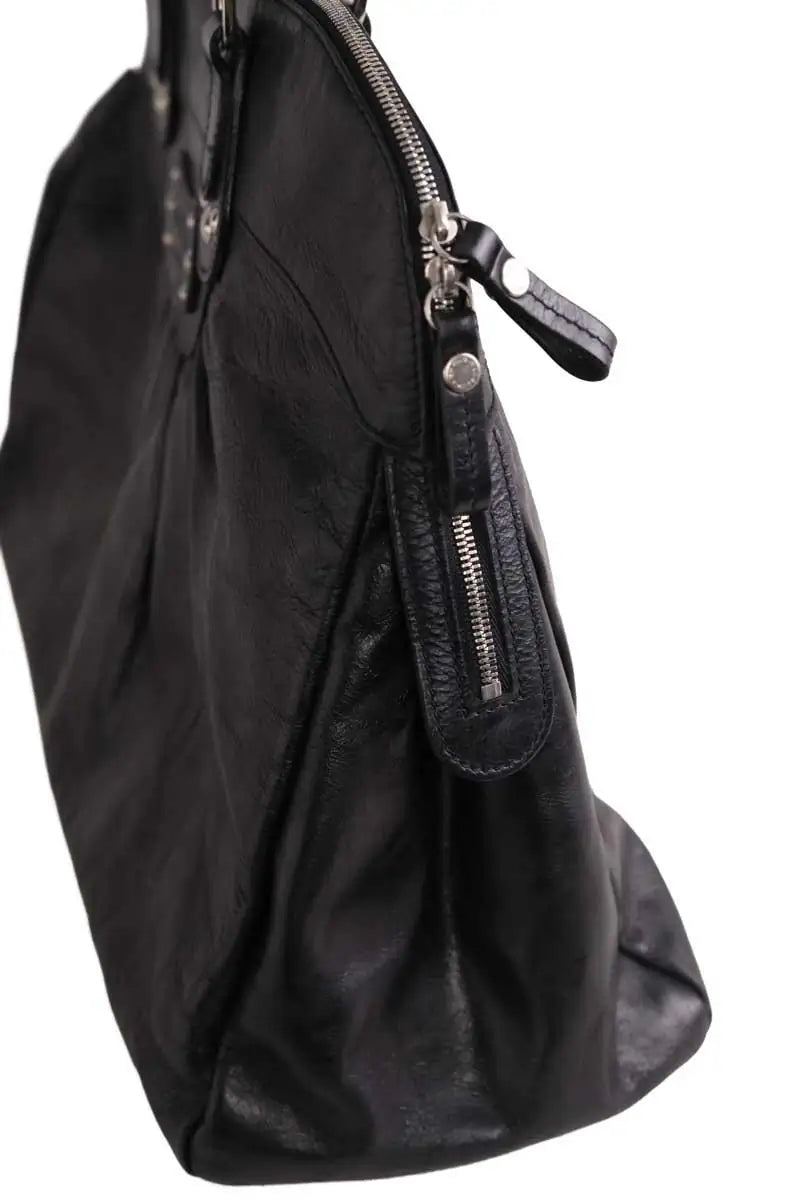 Cabas Longchamp Noir en Cuir