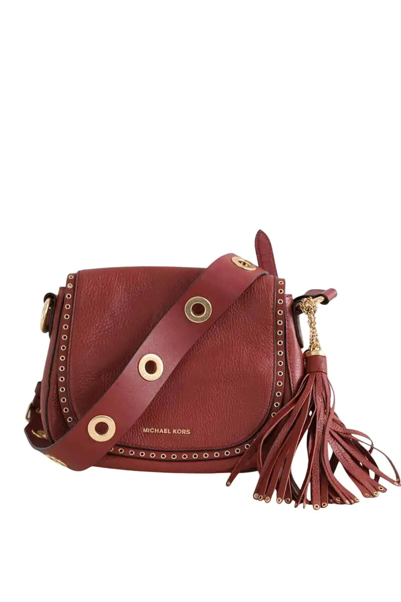 Sac à bandoulière Michael Kors Bordeaux en Cuir - Seconde Main