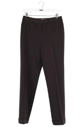 Pantalon Gerard Darel Marron en Synthétique, taille S - Seconde Main