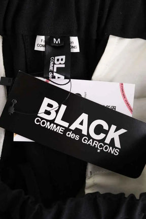 Pantalon Carot Comme Des Garçons Noir en Laine