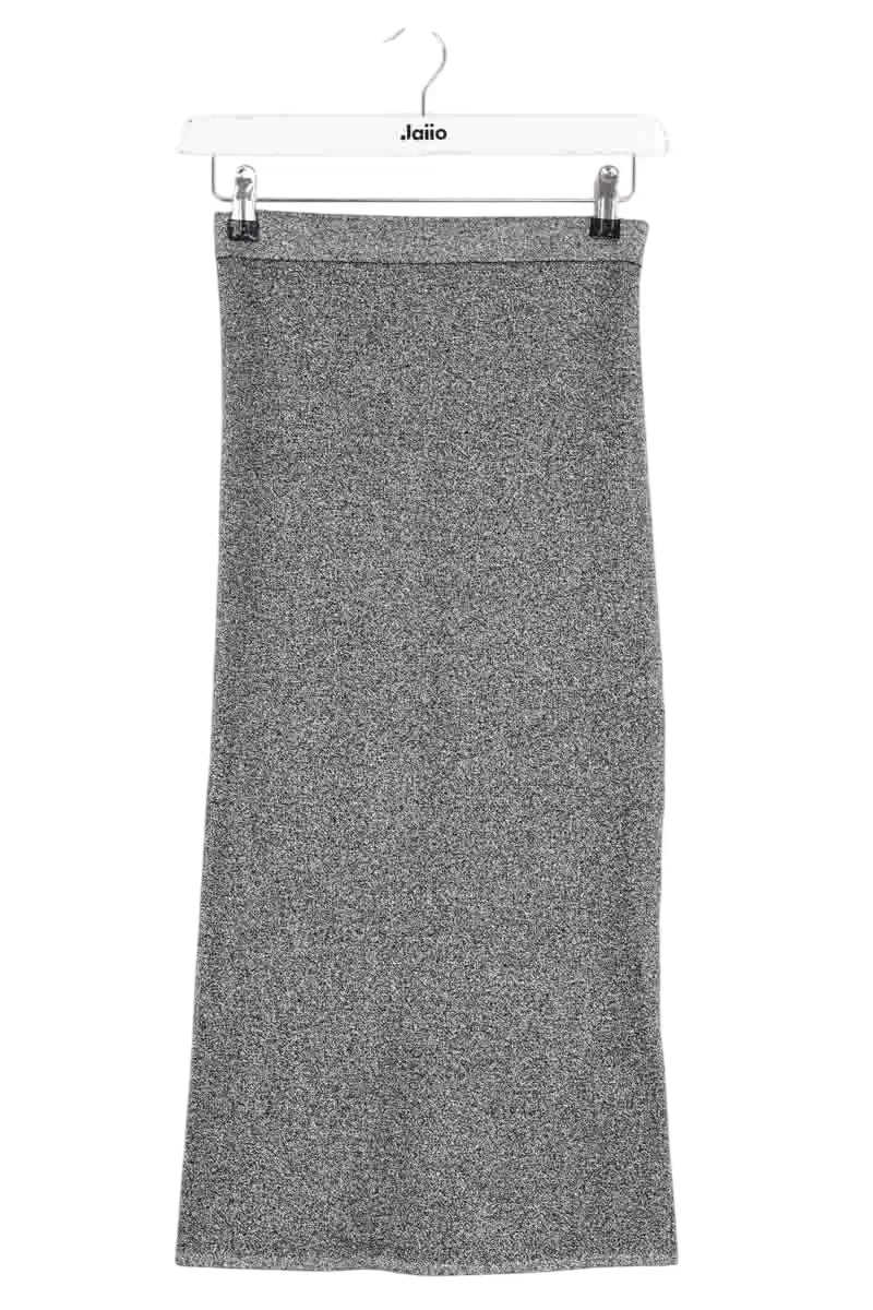 Jupe Sandro Argent en Viscose, taille S - Seconde Main