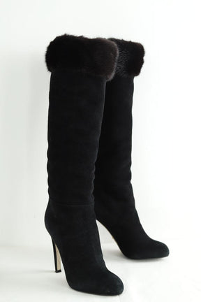 Boots fourées Sergio Rossi  Noir