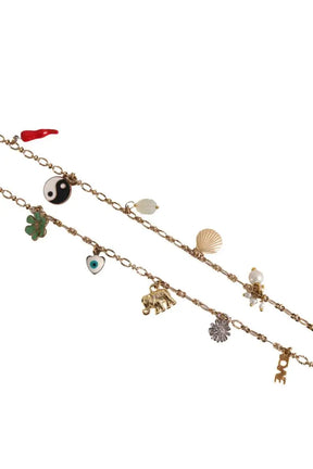 Collier Monoki Grigri soleil Multicolore en Métal