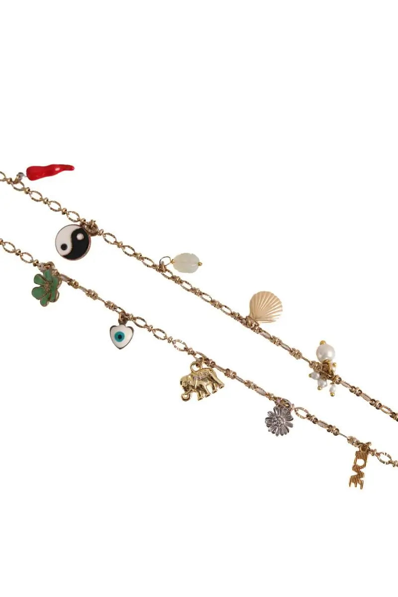 Collier Monoki Grigri soleil Multicolore en Métal