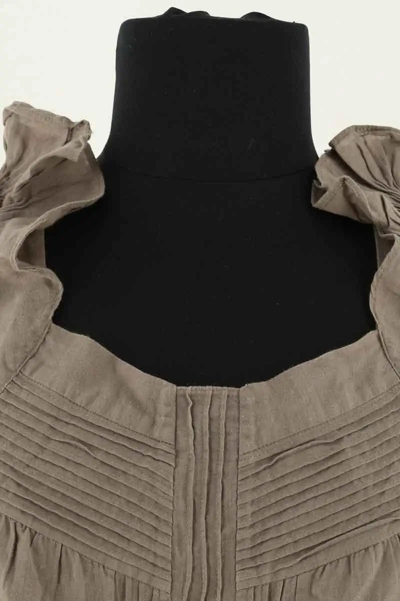 Top sans manche Vanessa Bruno Gris en Coton