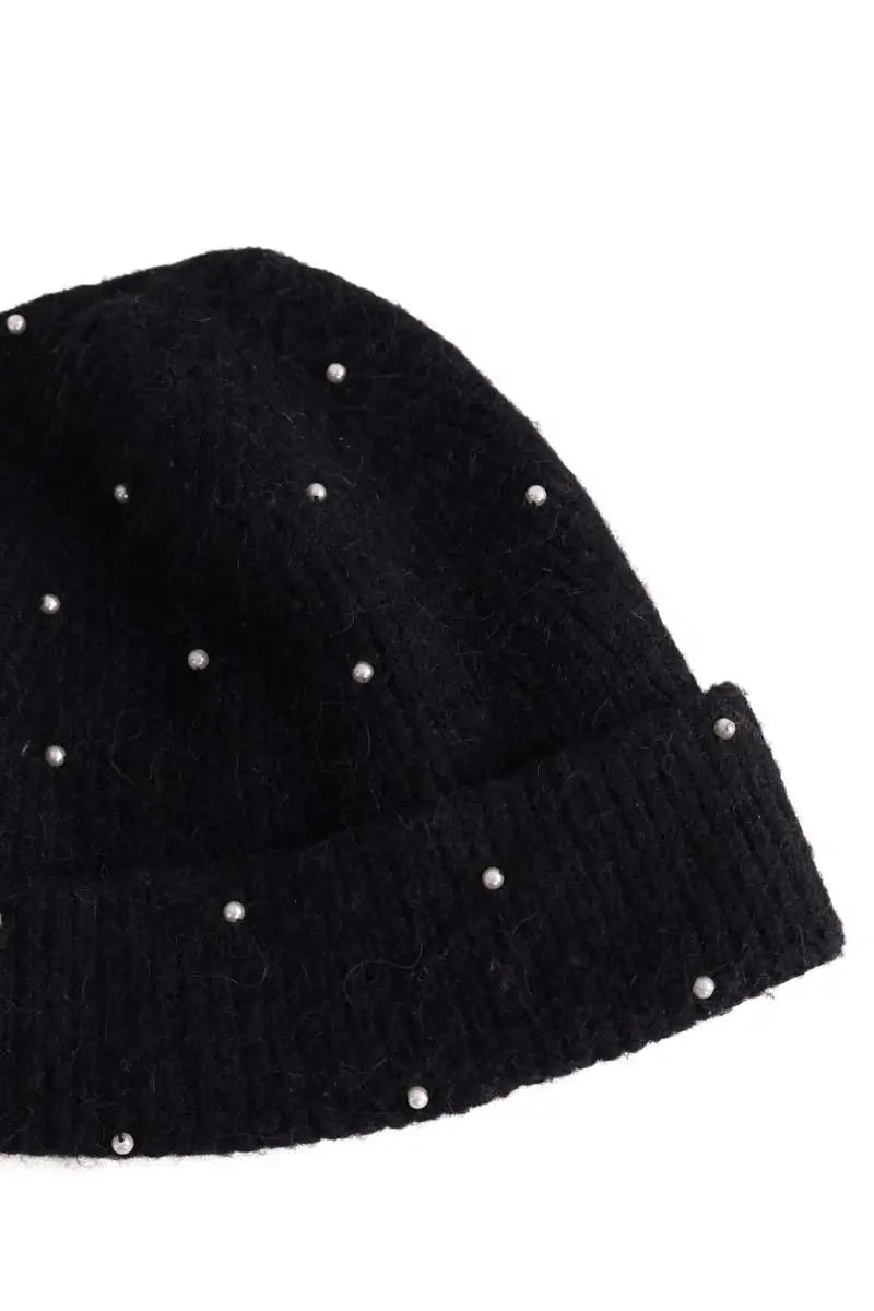 Bonnet Sandro Noir en Laine