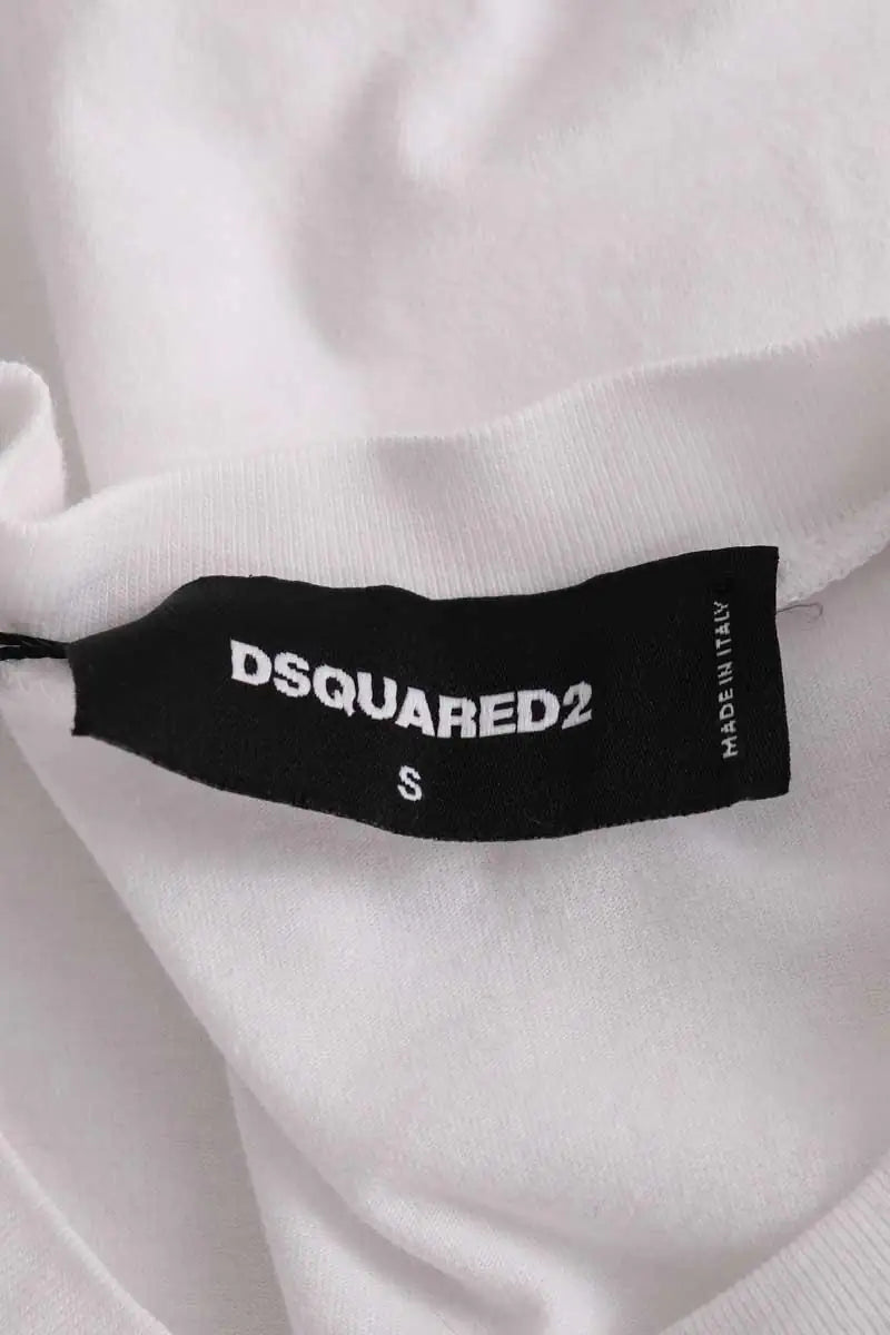 T-shirt Dsquared2 Blanc en Coton