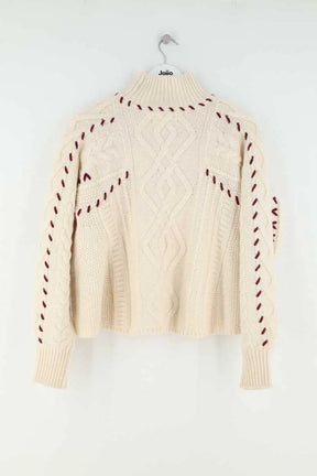 Pull Ba&Sh Ecru en Laine