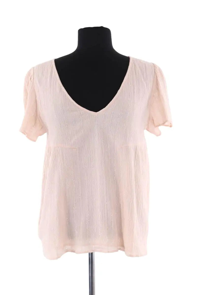 Blouse Ba&Sh Beige en Coton, taille S - Seconde Main
