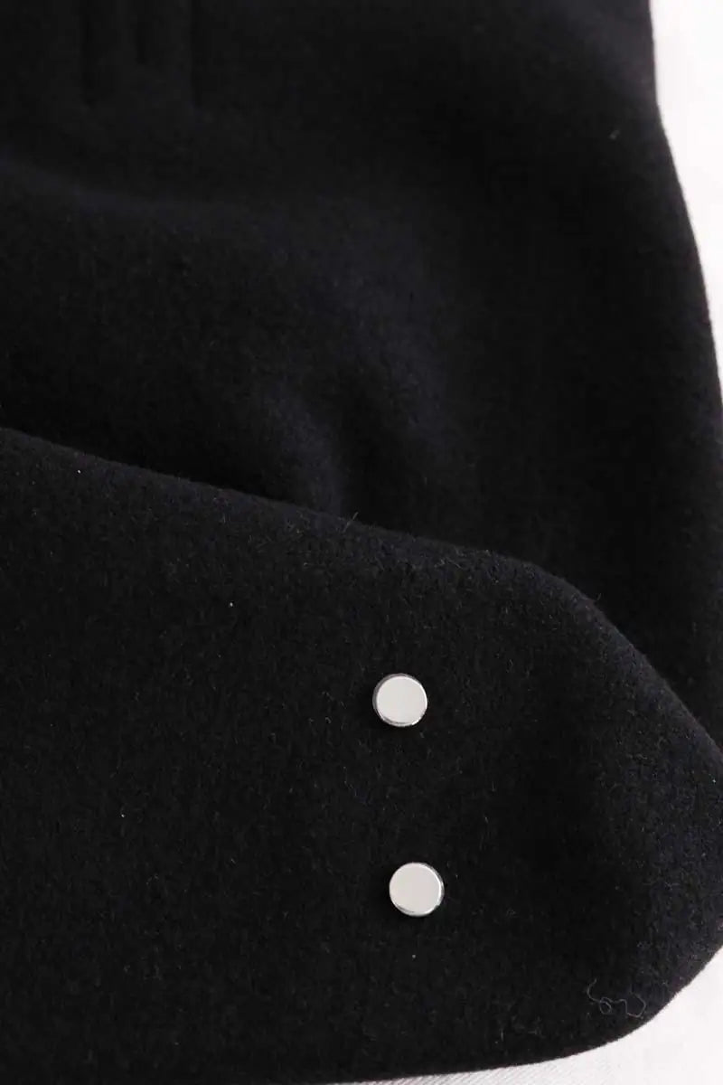 Cabas Laulhère Noa Noir en Laine