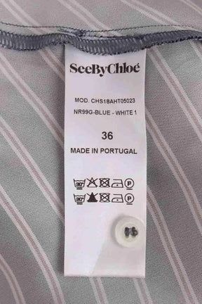 Blouse See By Chloé Gris en Synthétique