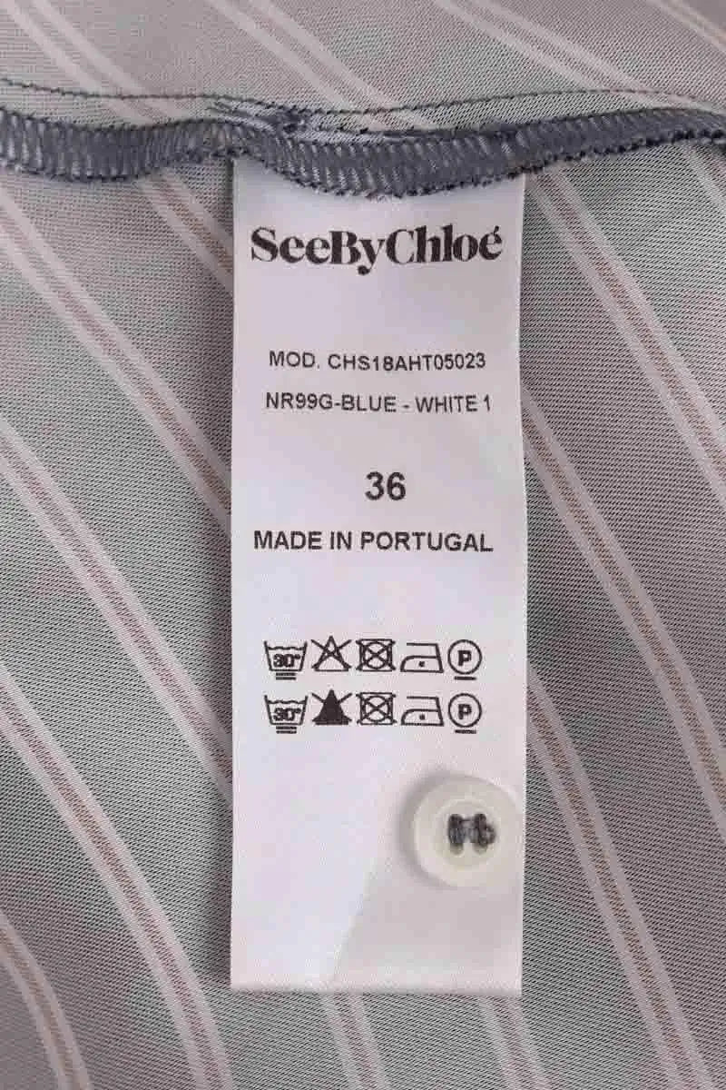 Blouse See By Chloé Gris en Synthétique