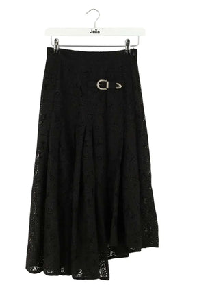 Jupe Maje Noir en Coton, taille S - Seconde Main