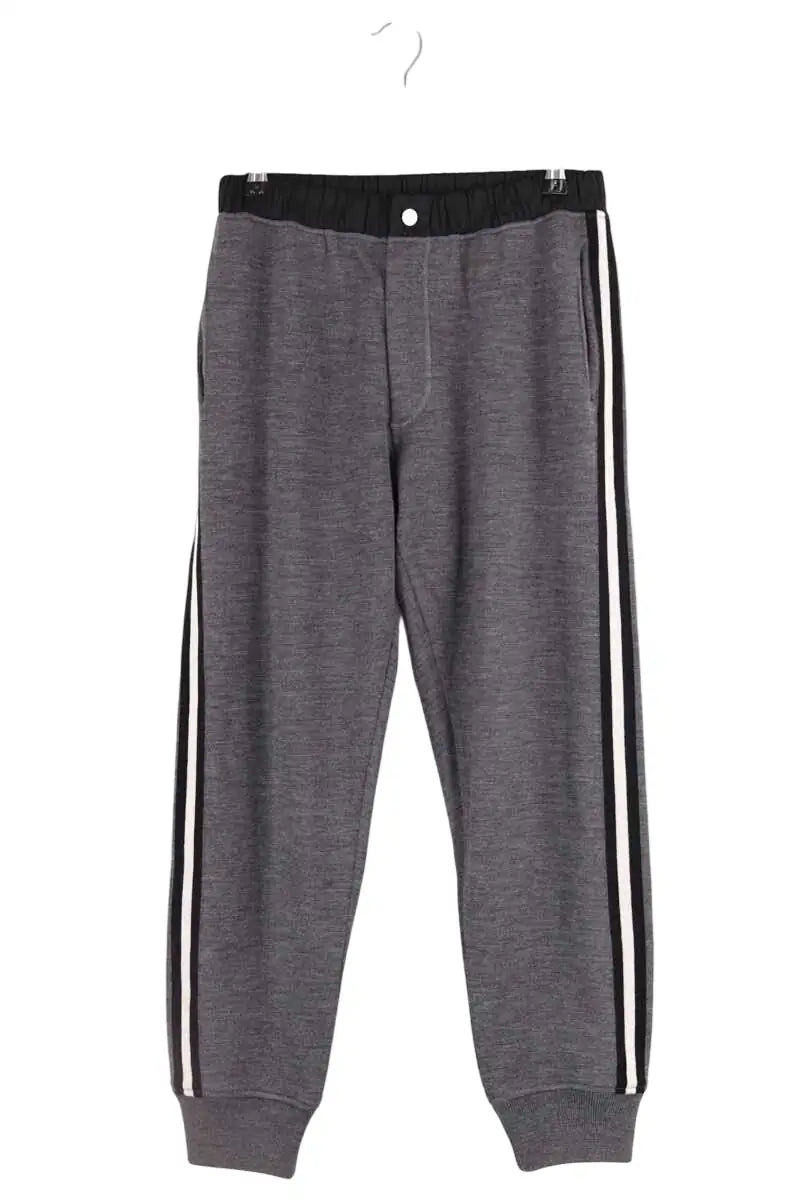 Pantalon droit Bally Gris en Laine, taille XXL - Seconde Main
