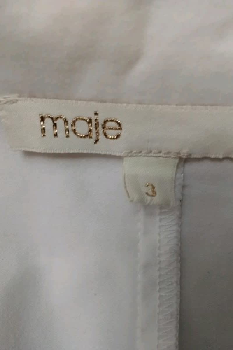 Robe Maje  Blanc