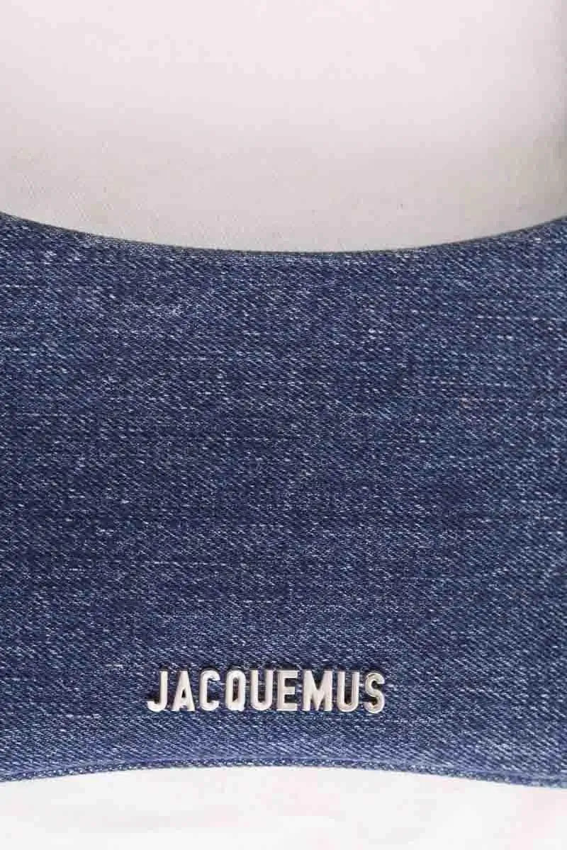 Sac à bandoulière Jacquemus Le Bisou Bleu en Denim