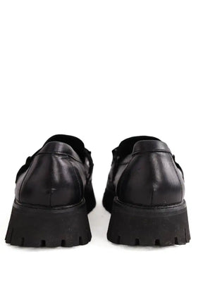 Mocassins Maje Noir en Cuir