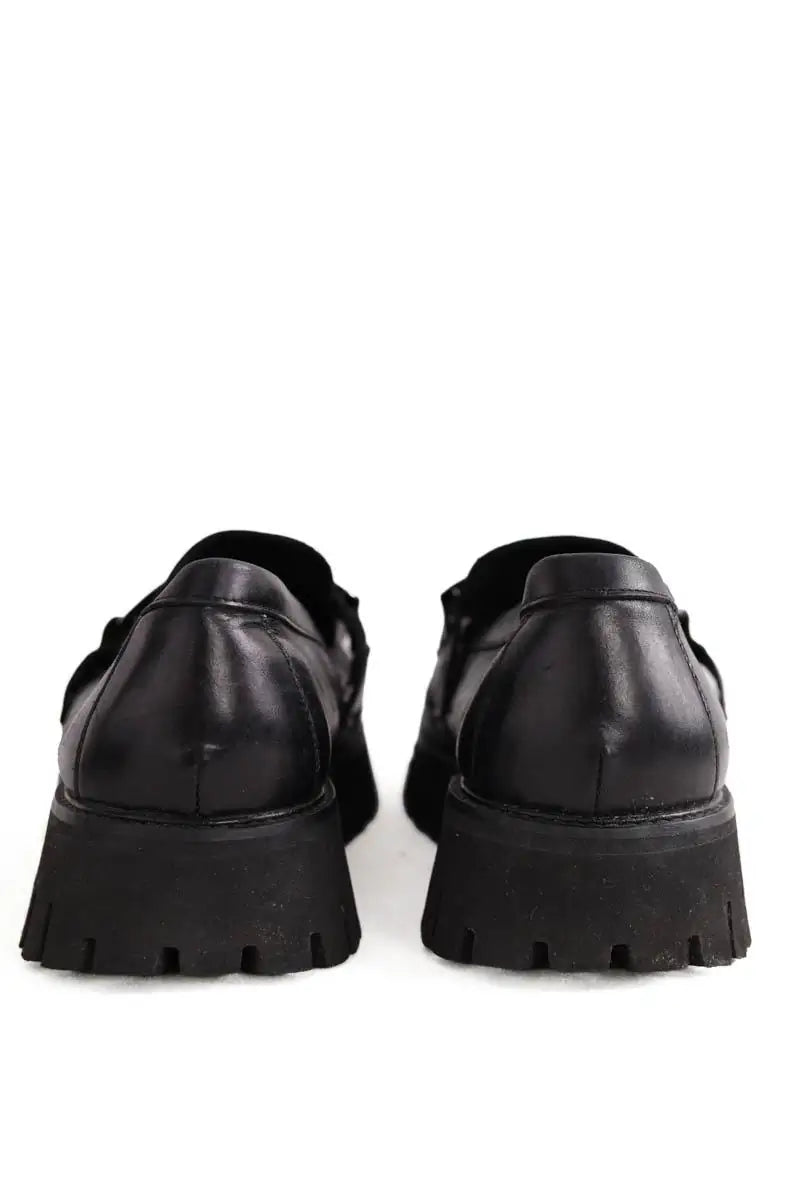 Mocassins Maje Noir en Cuir