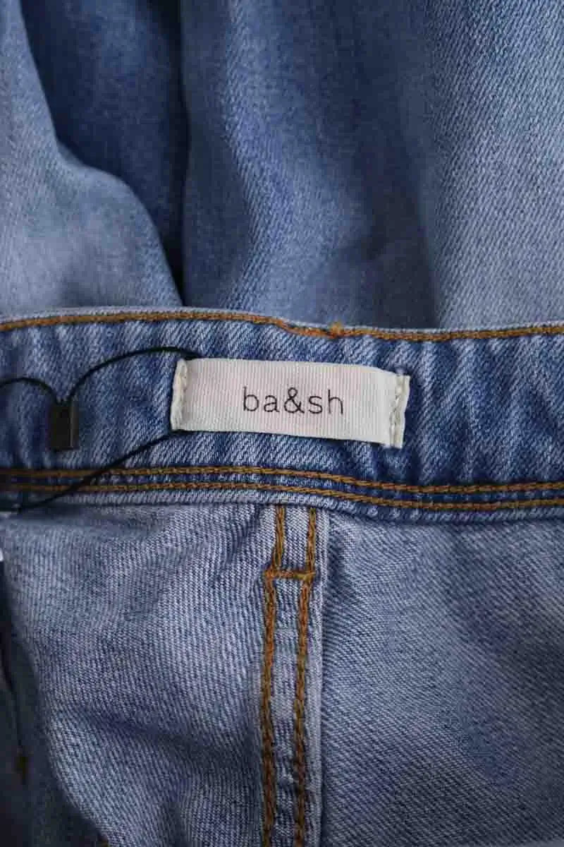 Jean bootcut Ba&Sh Bleu en Coton