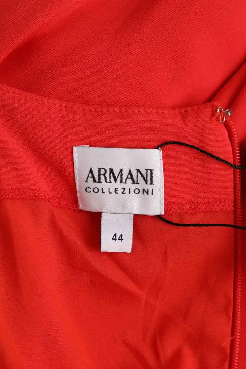 Robe Giorgio Armani Rouge en Viscose