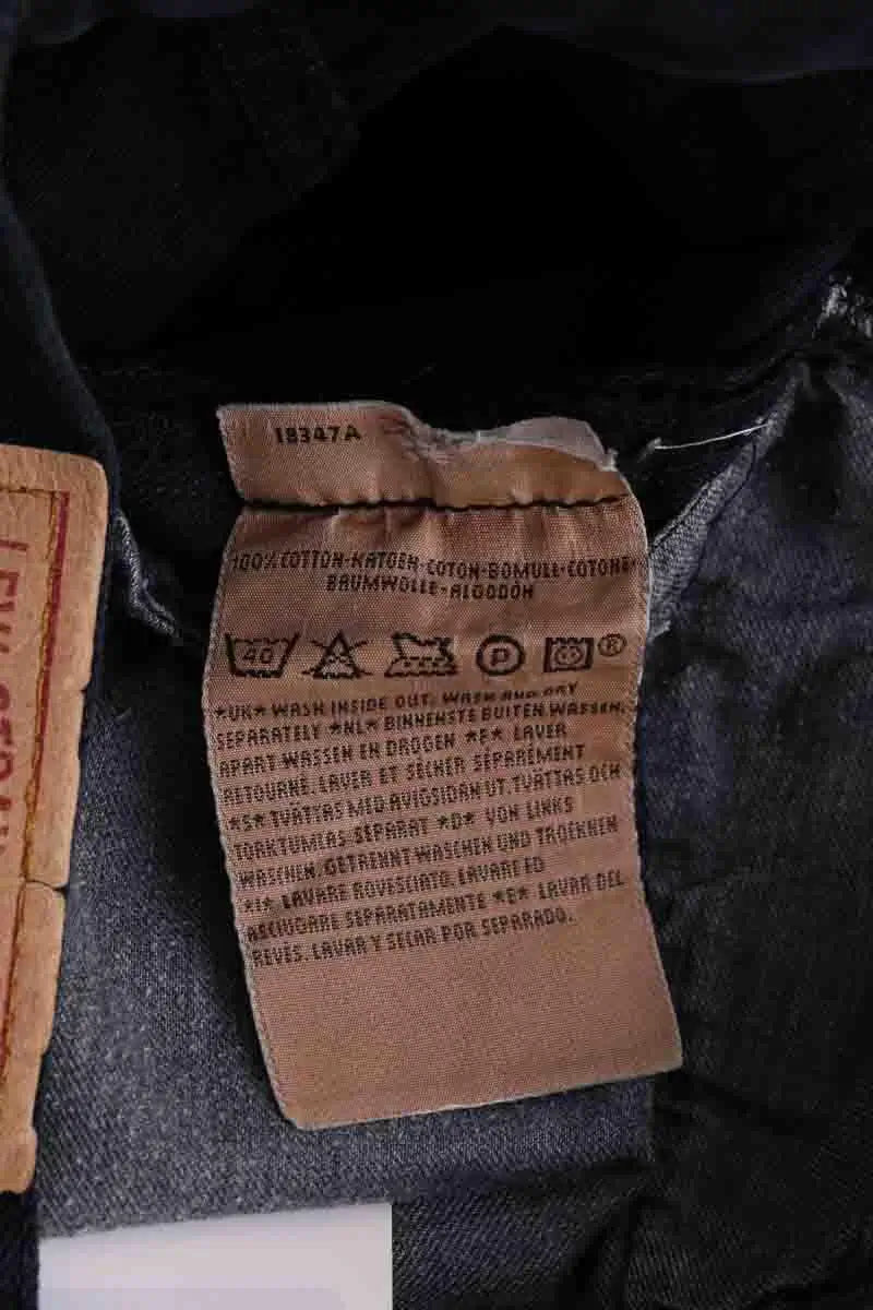 Mini short Levi's Noir en Coton