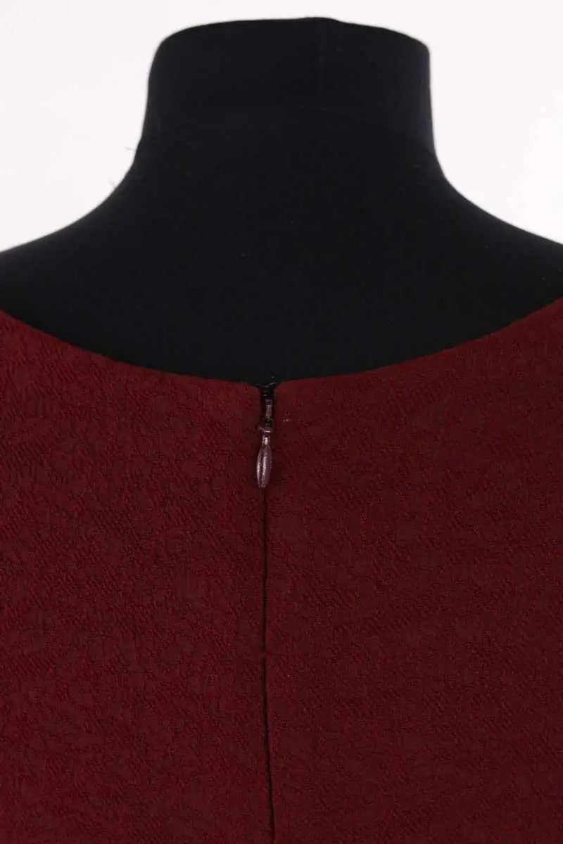 Robe The Kooples Bordeaux en Synthétique