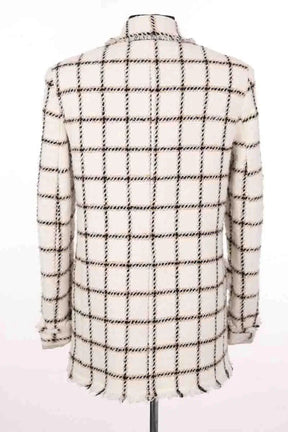 Manteau Pinko Blanc en Synthétique