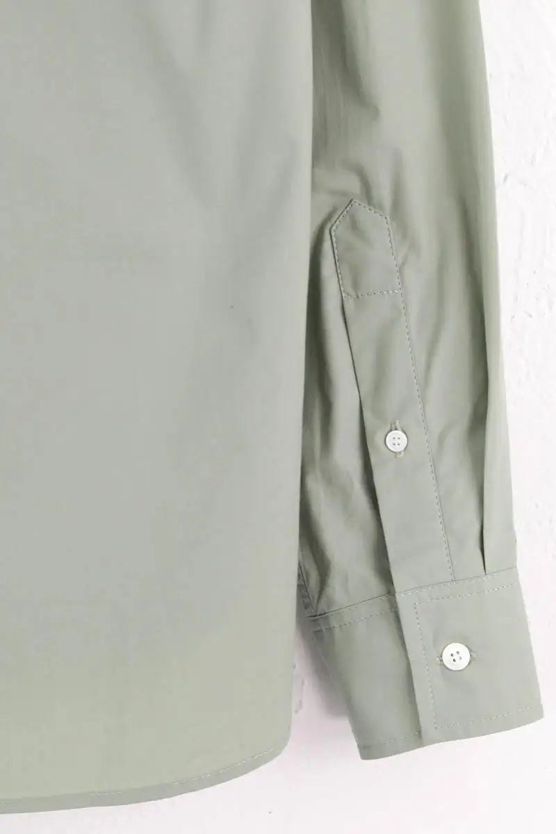 Chemise Kitsuné Vert en Coton