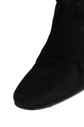 Bottes Hermès Nalla Noir en Daim