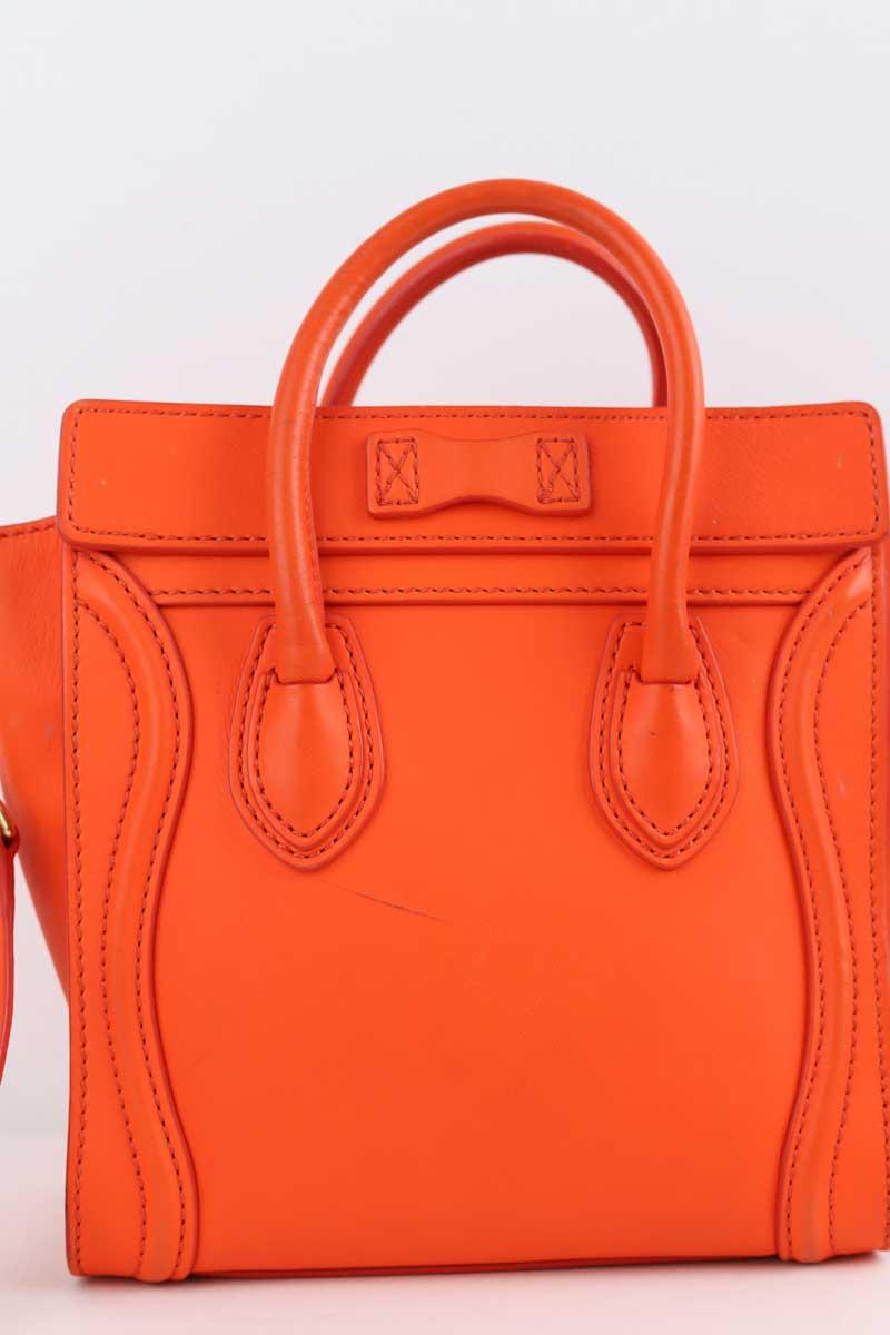 Bandoulière Celine Luggage Phantom Orange