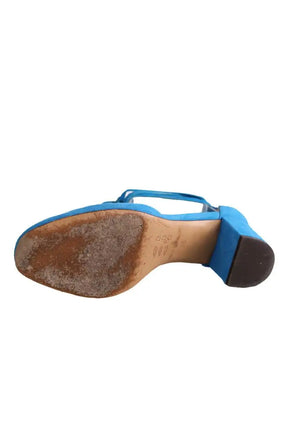 Talons Tila March Bleu en Daim