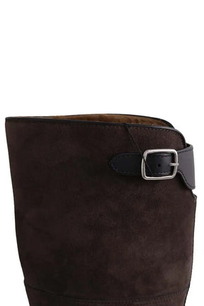 Bottes Loro Piana Marron en Daim